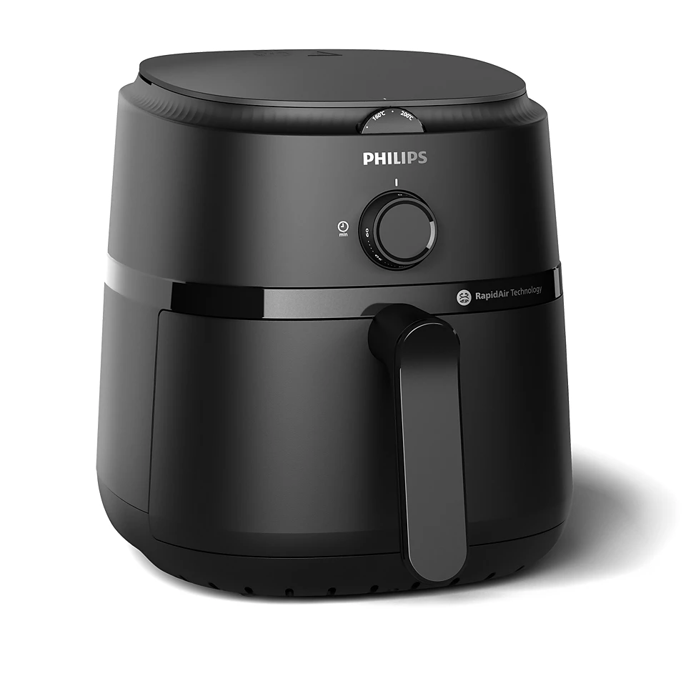 Philips Airfryer 1000 L NA120/00 AirFryer Forrólevegős sütő 4,2L 1300 Watt - Fekete (NA120/00)